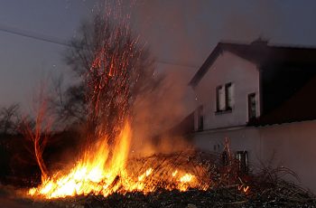 Brand Grünschnitt Kirchübel